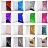 Sequin Pillow Covers 40x40CM Mermaid Light Gold Flip Glitter Reversible Personalized Sublimation Blanks DIY Print pillow Cover ss0130