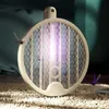 Pest Control Electric Lamp 2 In 1 Household Folding Rechargeable Killer Swatter Mosquito Repellent 0129