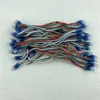 Dizeler DC5V 50NODES/STRING 7 inç (18cm) Aralık WS2811 Eklenebilir LED Pixel String Işık IP68; RGB Tam Renk; 24AWG TEL