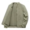 Men's Jackets Men Spring Autumn Casual Corduroy Solid Color Cargo Outwear Coats For Male Clothing Size M-4XL