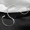 Ankletter ankomst boho anklet silver färg kvinnor armband platt orm kedja för fot smycken barfota sandaler armband