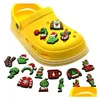 Schuhteile Zubehör Weihnachten Party Dekoration PVC Croc Charms Mode Shoecharms Schnalle Geschenk Drop Lieferung Schuhe Dhen0