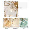 Ceiling Lights Lamp 2023 Nordic Creative Luxury LED Shell Shape Art Glass Indoor Copper Living Room Decoration Lustre Fixture