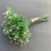 Flores decorativas Artificial Baby Breath Flower A granel Fake Gypsophila Ramos para jarrón Decoración DIY Arreglo floral Banquete de boda