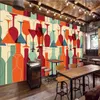 Wallpapers Custom Abstract 3D Wall Paper Red Wine Bottle Achtergrond Fresco Bar Restaurant Club Mural Winery Cellar Wallpaper