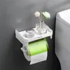 Toilet Paper Holders Creative Roll Holder Shelf For Phone To Multi-Function 3 Colors Stand Bathroom Accessories