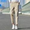 Men's Pants Male Young Han Edition Business Casual Small Nine Minutes Of And Comfortable Trousers For Clothing