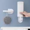 Haken rails badkamer haak roll papieren houder dag grote rackpunch-vrije multifunctionele keuken toilet slaapkamer haakhooks