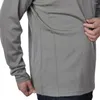 Camisetas masculinas 2023 homem lavável merino lã homens 1/4 zip out odor brigando suéter quente calor térmico de manga comprida Camisa