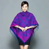 Scarves Women's National Style Pashmina Cashmere Shawl Scarf Double Use Thickening Oversize Soft Wrap
