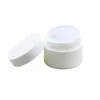 10g 20g 30g 50g Paketleme Boş Plastik Şişe Beyaz Renk Krem Kavanoz Taşınabilir Doldurulabilir Kozmetik Ambalaj Konteyneri