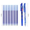 Gelpennen 226 PCSSet Uitschakelbare vulstangen 05 mm Wasbare handgreep Set Magic Black Blue Red Ink Kawaii Stationery 230130