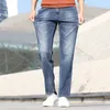 Jeans pour hommes été Section mince hommes rétro grande taille Baggy lavé Denim pantalon homme Hiphop Skateboarder bleu pantalon à jambes larges