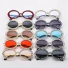 Zonnebrillen Frames Fashion Full Crystals-bril Spektakel voor vrouwen Silver Ovaal Diamond frame Blu-Ray Trendy Accessoires Liepgril