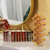 Escovas de maquiagem 16 grade cosmética exibir batom rack de armazenamento de caixa organizador