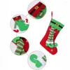 Christmas Decorations Stocking Eye-catching Anti-fade With Elf Legs Comfortable To Touch Tree Pendant For Party