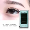 False Eyelashes Individual Eye Lashes Black Silk Extension Eyelash Set With Color On The End