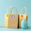 Ostern Muster Party Aufkleber 90 teile/satz Willkommen Ostern Kaninchen Ei Geformt Geschenke Candy Tasche Selbstklebende Aufkleber