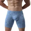 Underpants Men Cotton Boxer Stretchy Shorts Ropa Sexy Hombre Trunks With Bulge Pouch Sleep Bottom Breathable Underwear Homewear