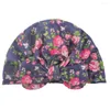 Berets 2023 Piękny Bowknot Baby Girl Hat Soft Print Turban Węź