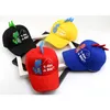 Ball Caps Boy Cartoon Dinosaur Net Cap Visor mignon Fashion Kids Baseball Enfants réglables Modèles Hatte de voyage extérieur