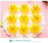 Parti Moda Banyo Su Ördek Oyuncak Bebek Küçük Ducktoy Mini Sarı Kauçuk Ördekler Çocuk Yüzme Plaj Hediyeleri TT0130
