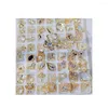 Nagelkonstdekorationer 20 st/pack känslig strass utsökta slumpmässiga stilar charms blux faux pärla manikyrdekor