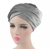 Bonnets Bonnet / Crâne Caps Plain Velvet Hijab Turban Cap Musulman Foulard À Longue Queue Chapeau Islamique Sous Écharpe Bonnet Dames Africain Wrap Tête