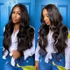 Body Wave Lace Front Wig Human Hair Transparent For Women Pre Plucked Brazilia Hairline 4X4 Closure