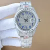 Diamant-Herrenuhren, 41 mm, Designer-Uhrwerk, Master, automatische mechanische Uhr, Saphirglas, klassisches Faltarmband, wasserdichte Armbanduhr, Montre de Luxe