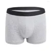 Unterhosen Männer Komfort Baumwolle Elastische Unterwäsche Solide Boxer Briefs Sexy Shorts U Convex Cock Soft Pouch Boxershorts Männliche Ausbuchtung