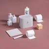 Storage Bags Toilet Paper Towel Box Shelf Hole Free Waterproof Roll Tube Creative Draw