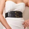 Belts Corset Faux Leather Cummerbunds Strap For Women Banquet Elastic Tight High Waist Slimming Body Shaping Girdle DropshipBelts Donn22