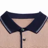 Polo's voor heren Polo's Korte mouw Polo T -shirt Heren Casual Zomer gestreepte herenkleding Polo's Shirts Mens Fashion Slim Fit Poloshirt 722 230130