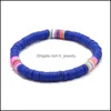 Brins de perles bijoux faits à la main en gros couleur doux Y plage bohème Bracelet pour femmes 98C3 livraison directe Bracelets Dhomv