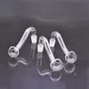 Bol en verre incurvé Brûères à huile tuyaux pour bang en verre gréement de plate-forme d'eau à eau banger ongles à huile de godet 10 mm 14 mm 18 mm femelle mâle