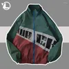 Мужские куртки Mens Color Block Street Fashion Bomber Vintage Par