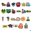 Schoenonderdelen Accessoires Ready Stock 100pcs PVC Cartoon Dieren Designer Decoraties Buckle Supplementen voor Croc Charms Jibbitz Butt Dh8ji