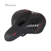 Selles de vélo Deemount Selle de vélo avec feu arrière LED Intensité d'absorption des chocs Mousse PVC Siège confortable Utilisation durable Coussin de cycle VTT 0130