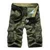 Shorts pour hommes Camouflage Camo Cargo hommes décontracté homme travail ample homme militaire pantalon court grande taille 2944 230130