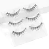 False Eyelashes 3 Pairs Fake Wispy Natural Look Lashes Handmade Fluffy