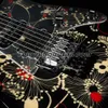 Dünya Çapında Hızlı S/H Jem Stevevai Elektro Gitar 77FP2 Çiçek Desen 2, Yaşam Ağacı Kakma, Floyd Rose Tremolo, Kilitleme Somunu, Chrome Donanımı