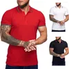 Мужская Polos Zogaa Fashion Men Polo Shirt 2023 Летняя футболка манжеты с короткими рукавами S-2xl