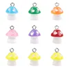 Gros Champignon Coloré avec Cerceau pour Boucles d'Oreilles Collier DIY 12 x 16mm 1223985