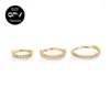 Hoop Earrings G23 Titanium Earring 16G Side Insert ZC Half Ring And Welded Ball Open Nose Seamless Piercing Jewelry