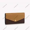 3A Designer Classic Envelope Wallets Cover Sarah Pres Giant Canvas Change Devestments Women Clutch Card Carders Key Handbag Mini محفظة جواز سفر M80726