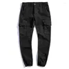 Men's Pants Men 2023 Casual Cargo Mens Military Tactical Joggers High Quality Male Multi-Pocket Black Army Cotton Trousers 40