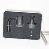 smoking pipes Terp Slurper Quartz Banger Set With Glass Beads Cap Marble Valve Pill In Metal Retail Box Package