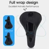 Saddles West Bicking PU Couro à prova d'água Saddle Sile Sile Comfort Memória de espuma Ciclismo Tampa de assento não deslizamento MTB Cushion 0130