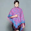 Scarves Women's National Style Pashmina Cashmere Shawl Scarf Double Use Thickening Oversize Soft Wrap